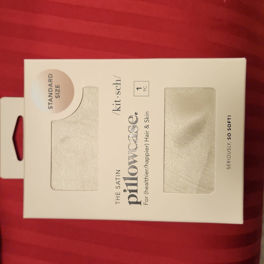 New satin pillow case